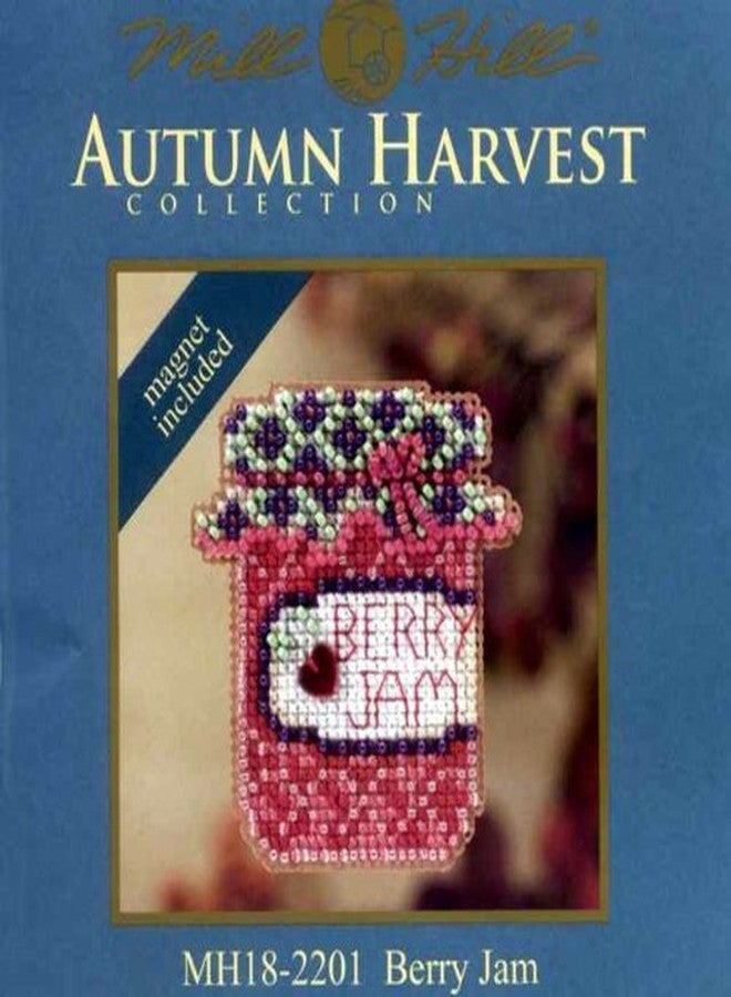 Mill Hill Berry Jam Beaded Counted Cross Stitch Ornament Kit Mill Hill 2012 Autumn Harvest MH18-2101 - Image 2
