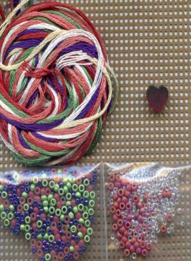 Mill Hill Berry Jam Beaded Counted Cross Stitch Ornament Kit Mill Hill 2012 Autumn Harvest MH18-2101 - Image 3
