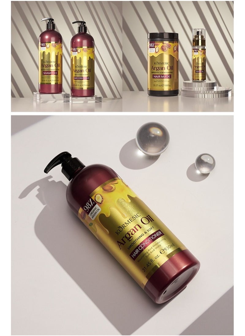 Kormesic - Argan Oil Hair Mask 1000g - Deep Conditioning & Repairing - Image 1