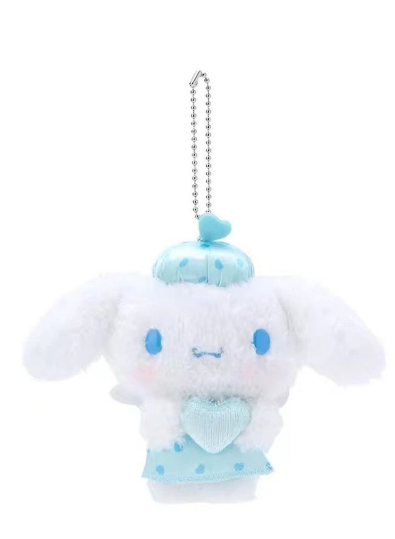 (Cinnamon Dog) Blue Skirt With  Wings Plush Toy Gift Ornament  - Image 1