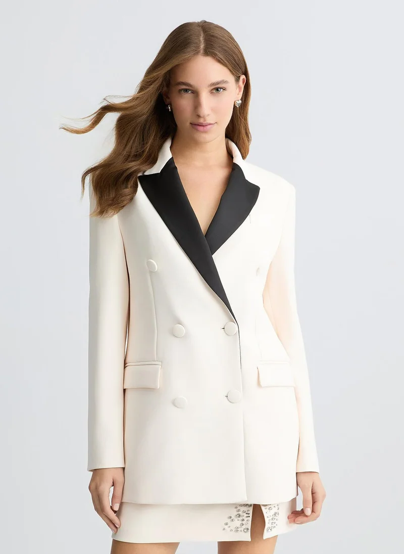 Liu Jo White double-breasted jacket