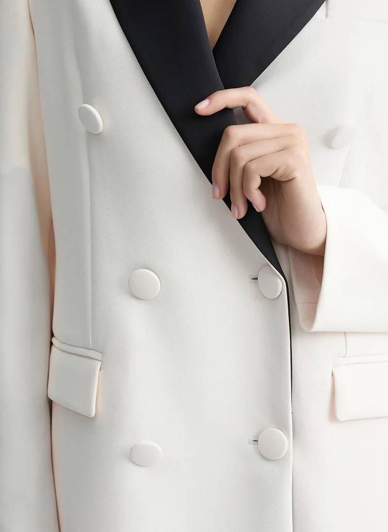 Liu Jo White double-breasted jacket