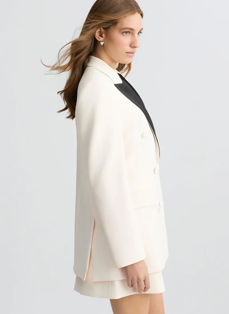 Liu Jo White double-breasted jacket