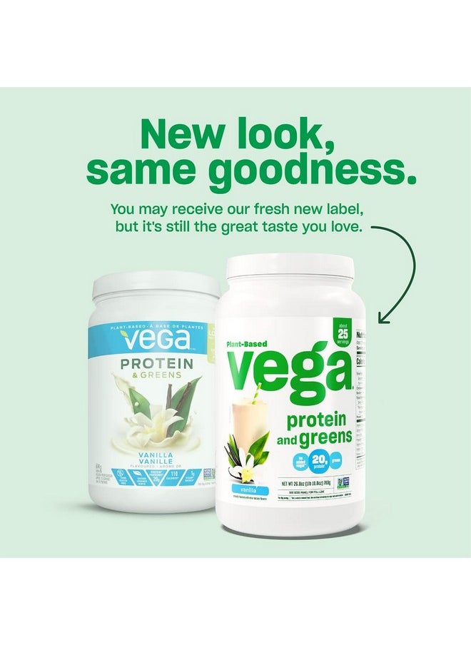 Vega Vega Protein And Greens Protein Powder, Berry - 20G Plant Based Protein Plus Veggies, Vegan, Non Gmo, Pea Protein For Women And Men, 1.3 Lbs (Packaging May Vary)  - Image 4