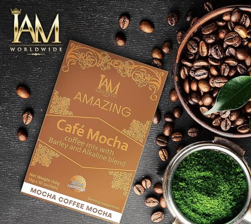 IAM Worldwide AMAZING CAFE LATTE WITH BARLEY & ALKALINE (CAFE MOCHA) - Image 4