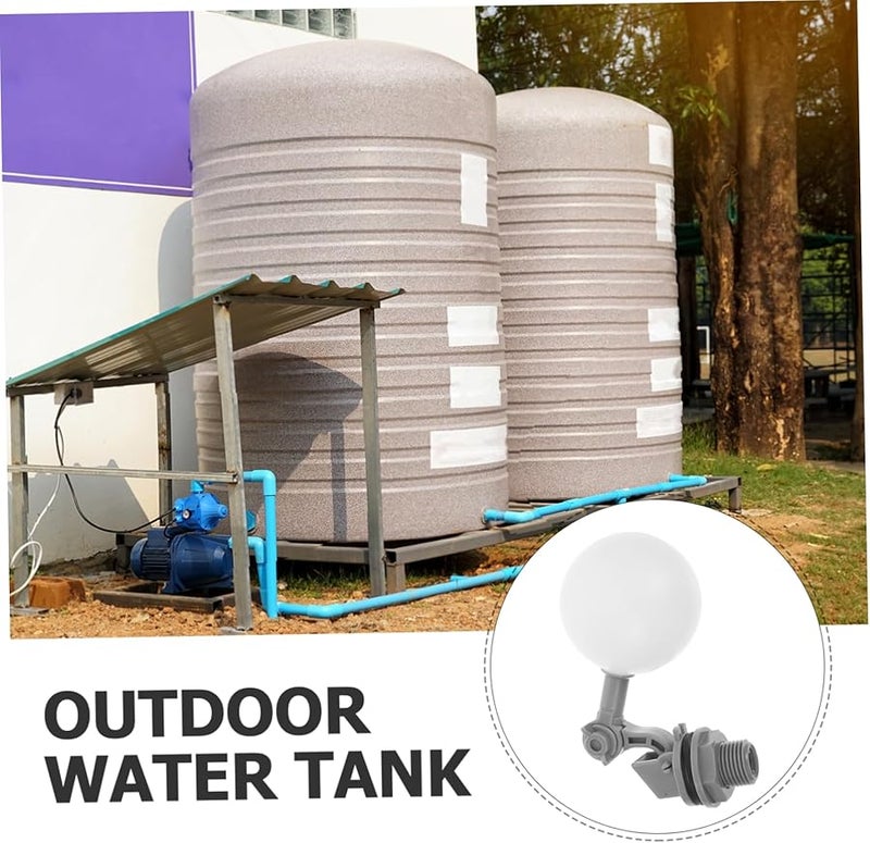 Heallily 2Pcs Adjustable Plastic Ball Float Valve For Automatic Water Level Control In Tanks Ponds Aquariums - Image 4