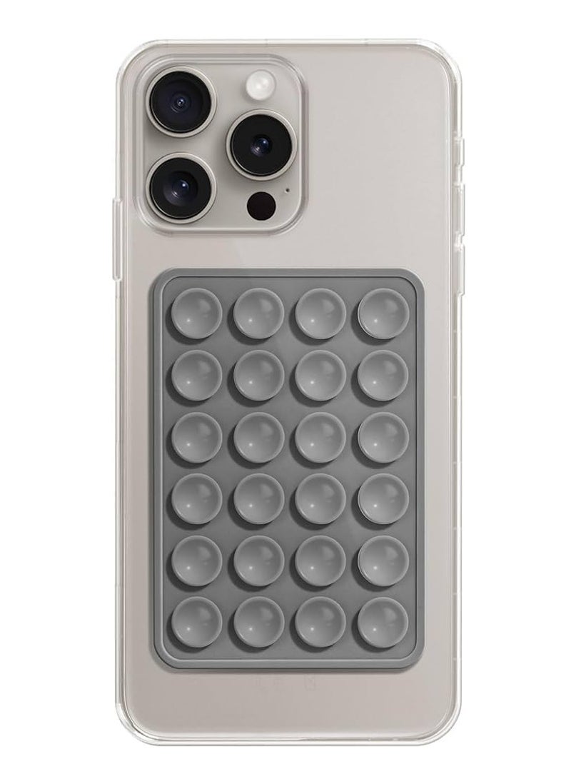 Silicone Double-Sided Suction Phone Case Detachable Mount - Hands-Free, Strong Grip Holder for Selfies & Videos - Durable, Easy to Use - iPhone & Android - Image 1