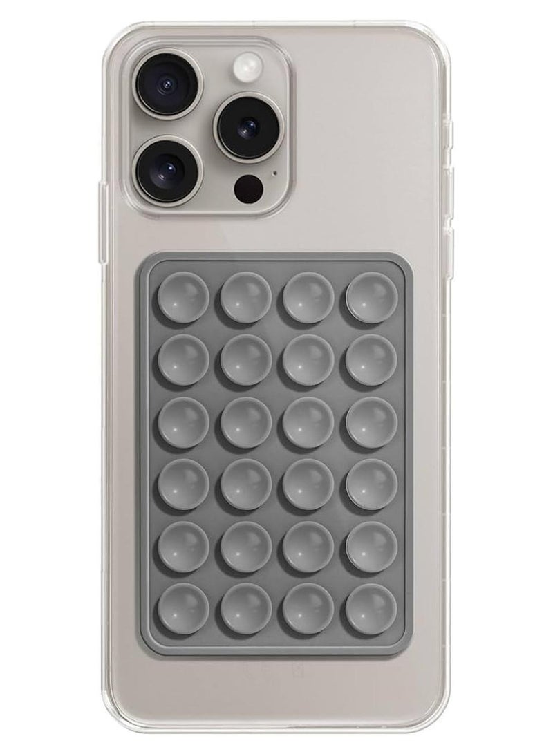 Silicone Double-Sided Suction Phone Case Detachable Mount - Hands-Free, Strong Grip Holder for Selfies & Videos - Durable, Easy to Use - iPhone & Android - Image 1