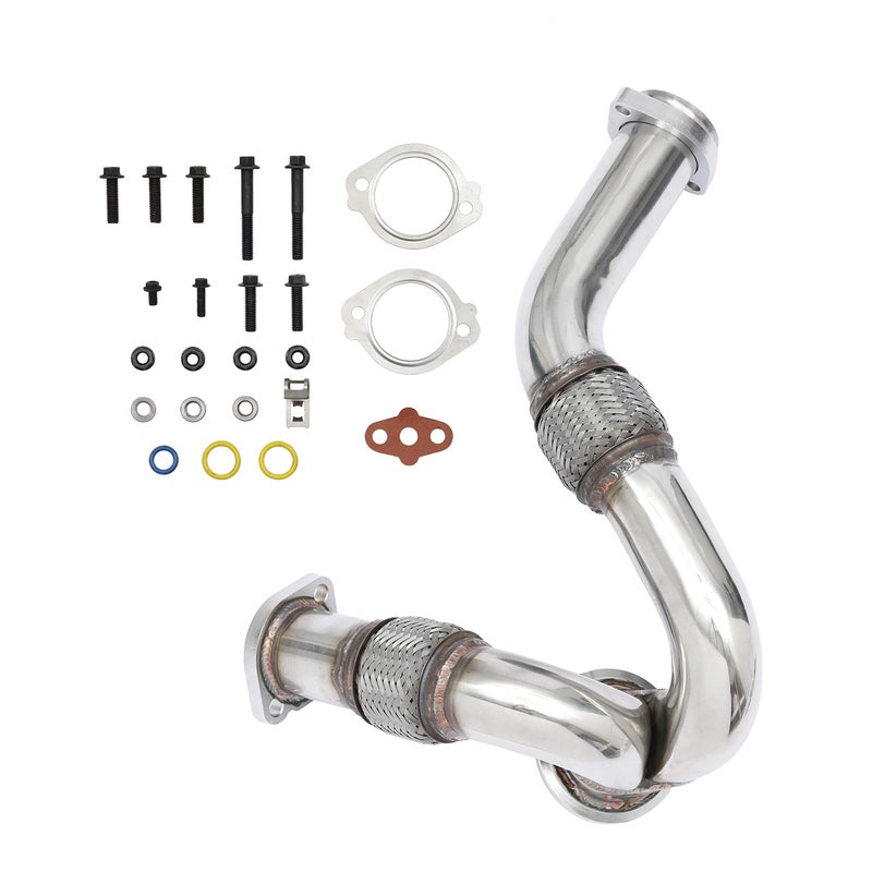 HQPASFY Turbocharger YPipe Up Pipe for 20032007 Ford 60L Powerstroke Diesel Replaces 679011 5C3Z6K854CA