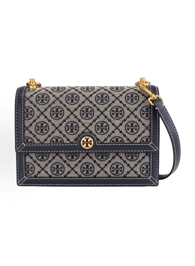 Tory T Monogram Shoulder Bag- Small - Image 1