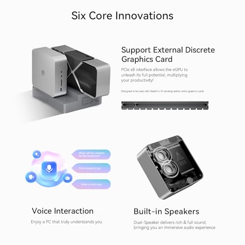Beelink GTI13 Mini pc, Core i9-13900HK (14C/20T, UP to 5.4GHz) 64GB RAM 2TB NVMe M.2 SSD Mini Desktop Computer, WIFI6+ BT5.2 + 2.5G LAN, Triple Display Output, HDMI/DP/USB-C, W-11 Gaming Mini PC - Image 5