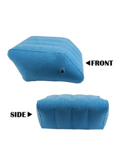 Loquat Inflatable Leg Pillow With Pump PVC Blue  - Image 3