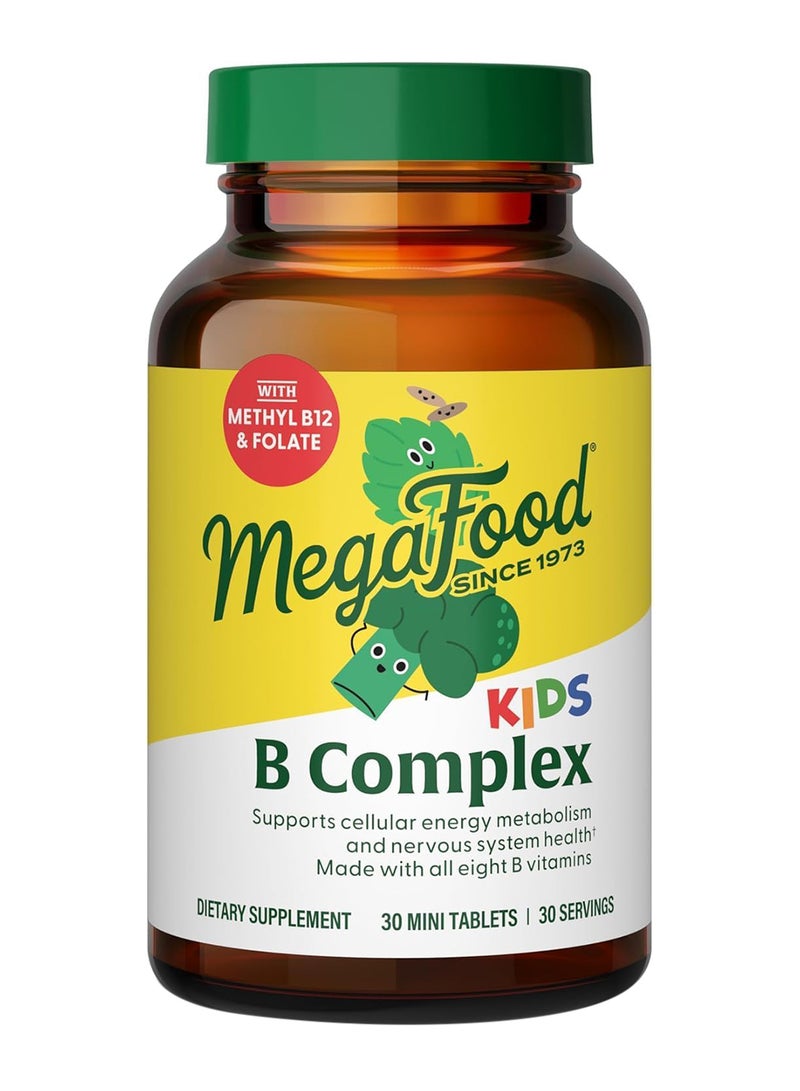 MegaFood فيتامين ب المركب للأطفال - 30 قرص - Image 1
