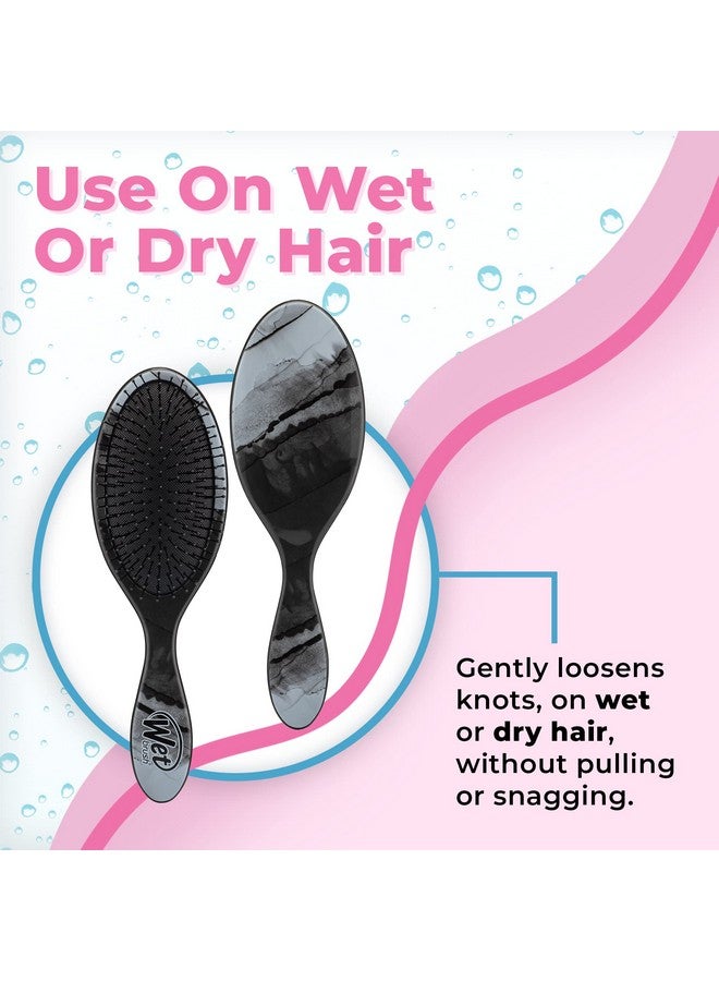 Wet Brush Original Detangling Brush, Gravel - All Hair Types - Ultra-Soft Intelliflex Detangler Bristles Glide Through Tangles With Ease - Pain-Free Comb For Men & Women - Image 4
