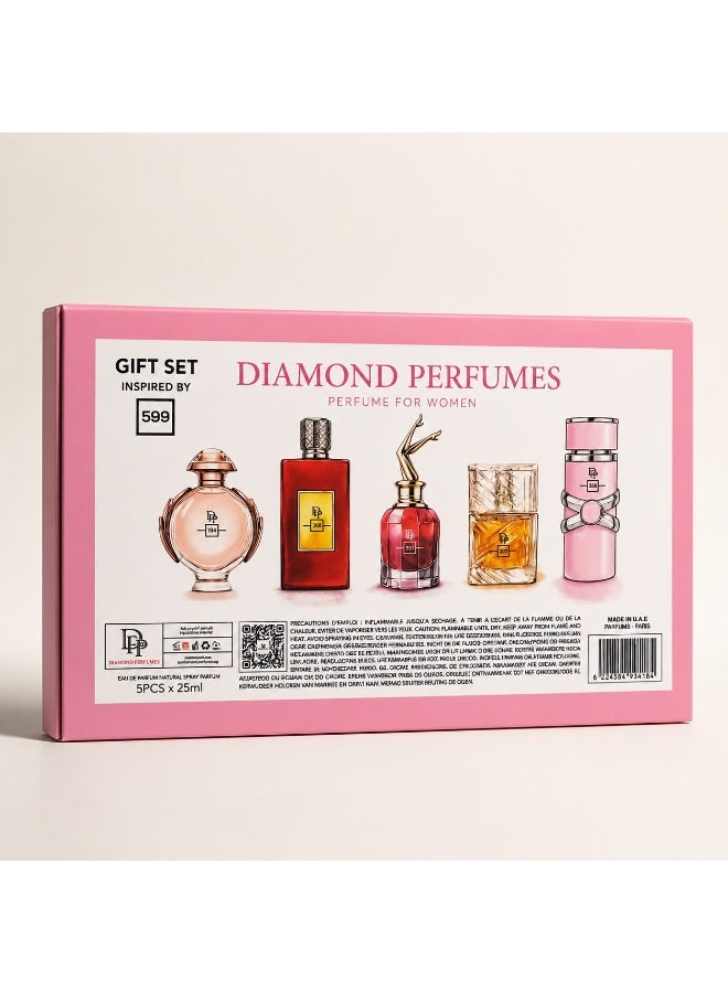 Diamond gift set-inspired by -599 - for her - Image 1