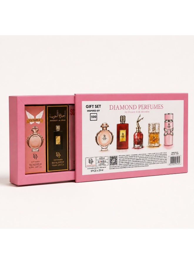 Diamond gift set-inspired by -599 - for her - Image 2