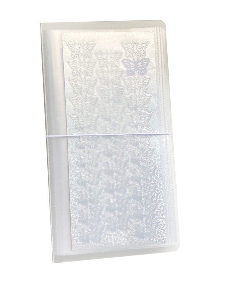 YOAVIP 48 x 96 Large Clear Storage Book for Planner Scrapbook Stickers Organizer Binder 50 Page