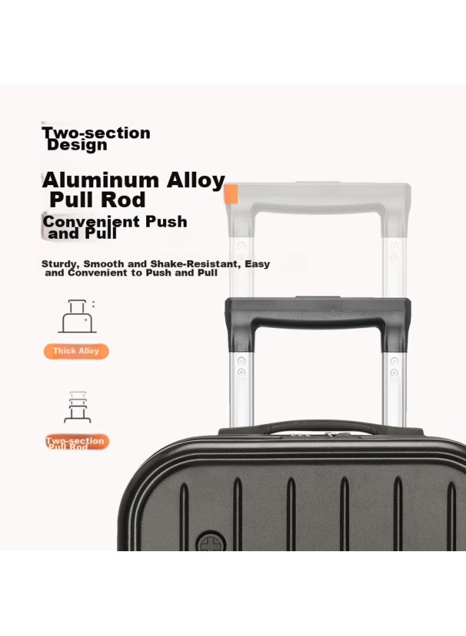 CROSS+GEAR Crossgear Swiss Trolley Suitcase, 24-inch, Sit-inside Luggage, Business Travel, Airplane Case, Large Capacity, For Men And Women, Students, Password Lock - Image 2