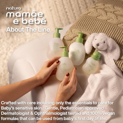 natura - Mamãe e Bebê Shampoo Refill - 100% Vegan - Safe & Gentle Formula - 98.4% Natural Origin - All Skin Types - Cruelty Free - Brazilian Baby Beauty - Baby Essentials - 6.7 fl oz (200ml) - Image 5