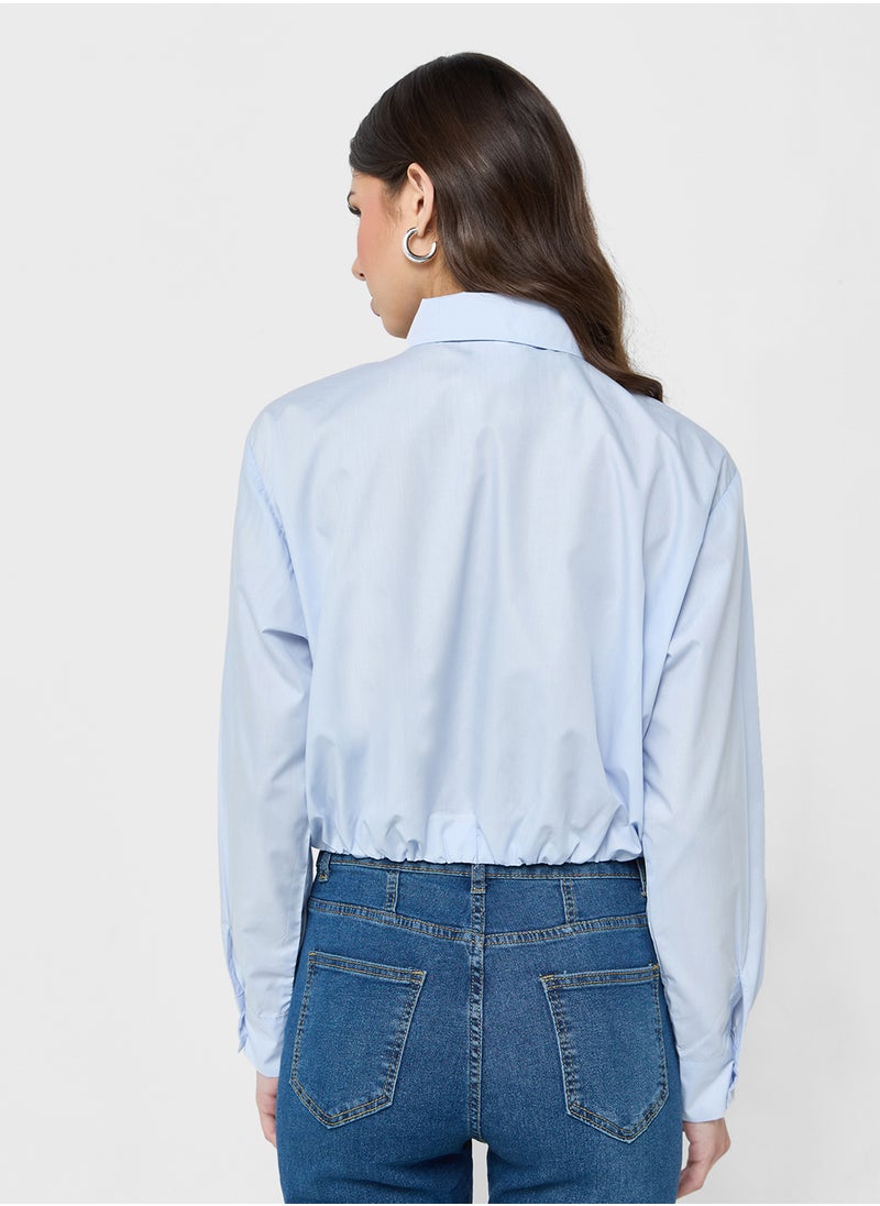Ginger Boxy Cropped Shirt  - Image 2