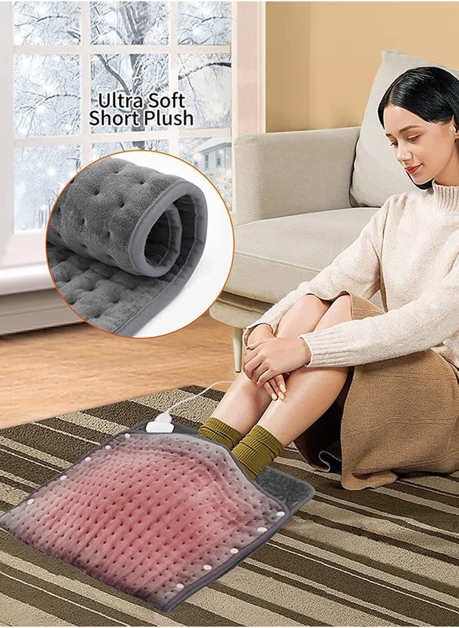 Garlo Heating Pad & Foot Warmer, 10 Temperature Settings & Auto Shut Off, 43x84cm, Washable Fast Heated Feet Warmers, Electric Heating Pads for Back Pain Relief,Abdomen,Feet,Back,Cramp  - Image 3