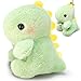 Kawaite Fat Dinosaur Stuffed Animals Dino Kawaii Plush Toy for Girls and Boys Soft Dinosaur Plush Toys Keychain Small Dinosaur Plushies Mini Stuffed Animal for Kids Goodie Bag Stuffers Light Green - Image 4
