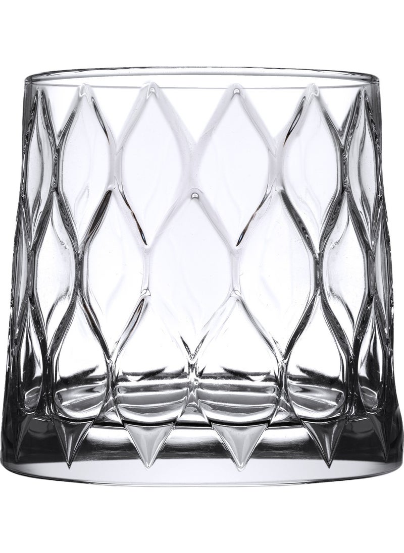 Paşabahçe Leafy Water - Whiskey Glass - 440 cc - 4 pieces  - Image 2