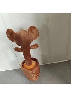 Cheburashka Big Ear Monkey Chabou Monkey Plush Doll Toy Creative Cute Doll In Stock-Color:Brown-Height:Charging Version [Korean]]