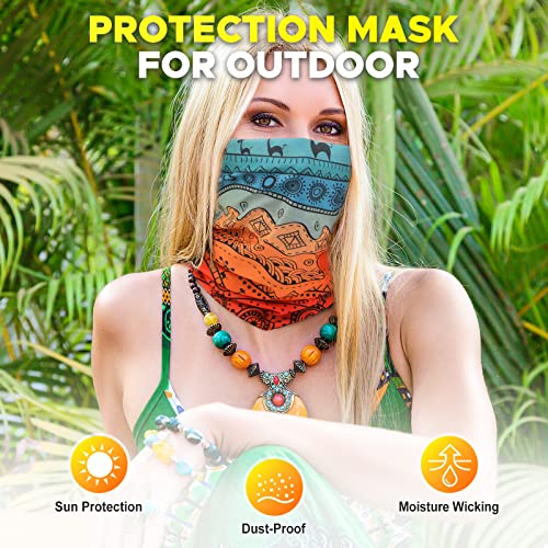 JOEYOUNG Headwear, Bandana, Neck Gaiter Head Wrap Headband Balaclava Magic Scarf - Image 5