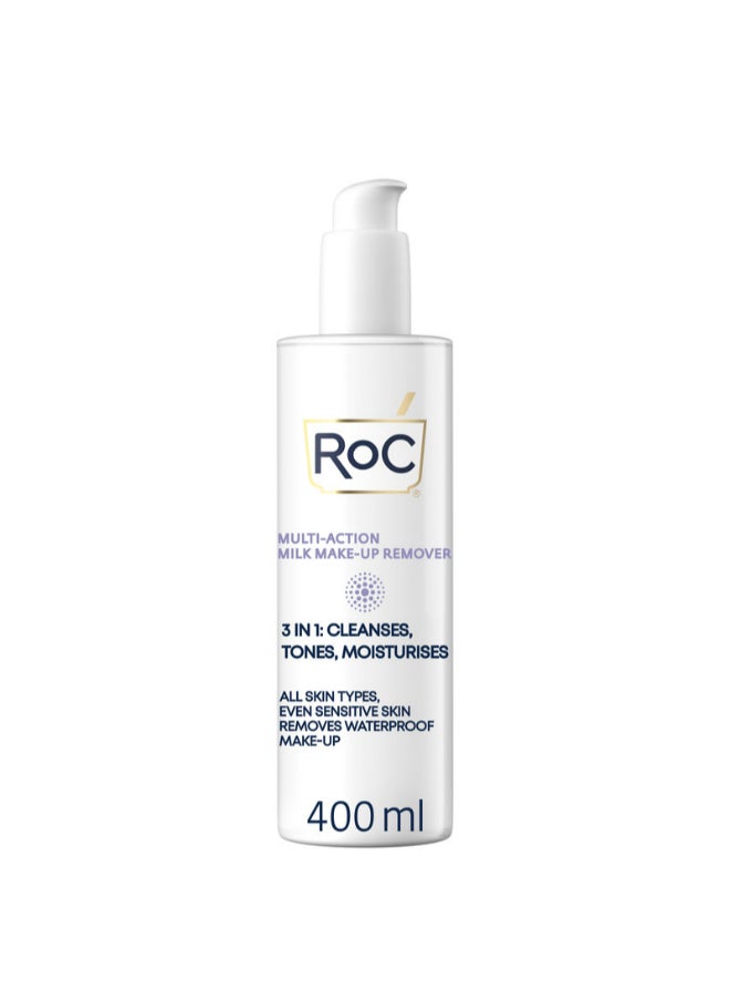 RoC - MULTI ACTION MAKEUP REMOVER MILK 400ML - Image 1