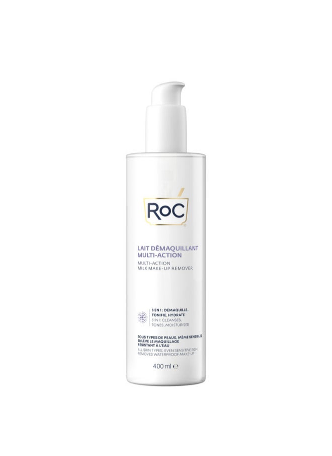 RoC - MULTI ACTION MAKEUP REMOVER MILK 400ML - Image 1