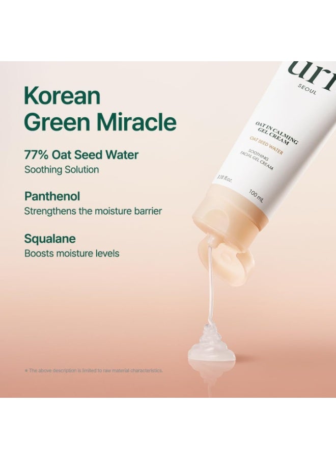 PURITO Oat In Calming Gel Cream 100ml | Soothing solution for Sensitive Skin | Lightweight, Non-Comedogenic, Fragrance-Free, Vegan & Cruelty-free | Korean Skincare - Image 2