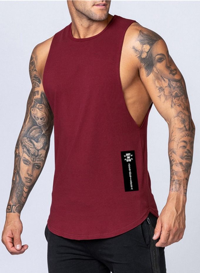 Loquat Right Long Marker Sports Vest Red - Image 1