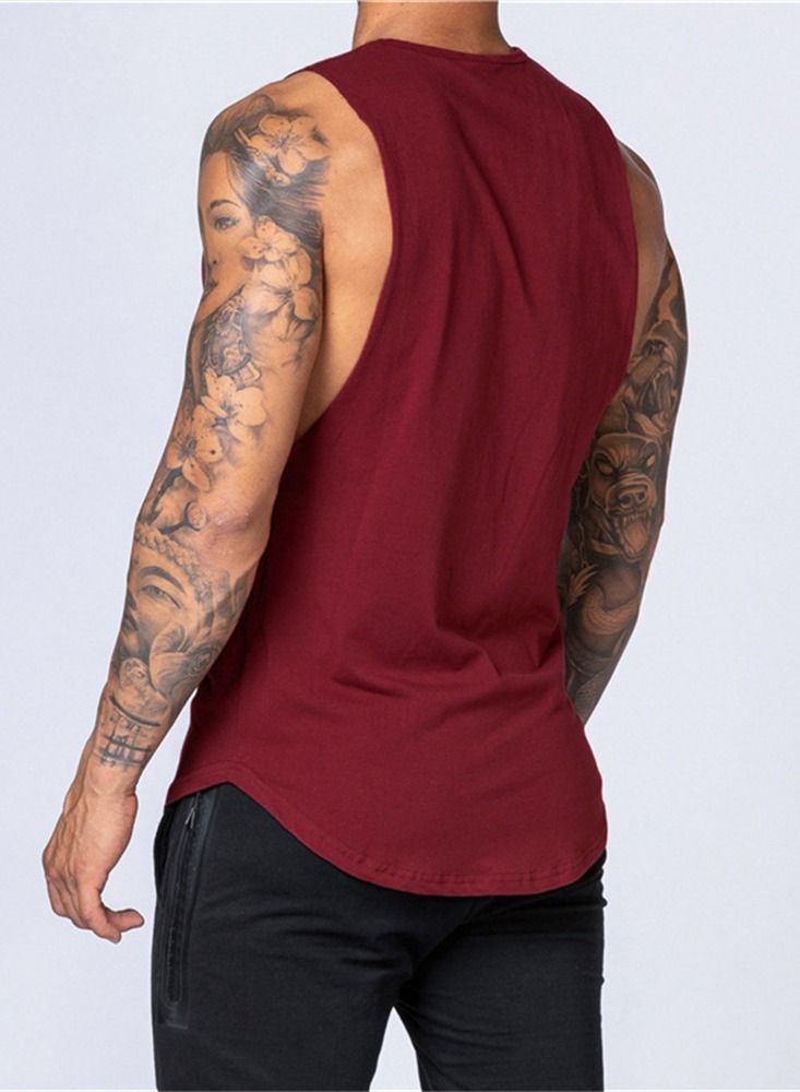Loquat Right Long Marker Sports Vest Red - Image 2