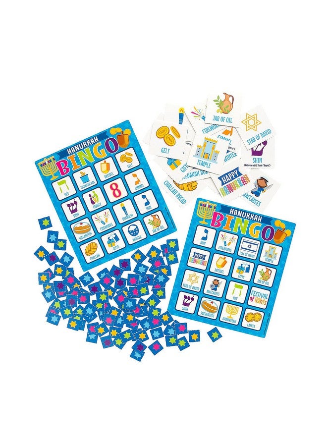 Fun Express Hanukkah Bingo Game - Toys - 22 Pieces - Image 2