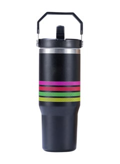 Stanley Quencher H2.0 30oz Tumbler – Premium Stainless Steel Vacuum Insulated Travel Mug with FlowState Spill-Resistant Lid, Comfortable Handle & Reusable Straw – Keeps Drinks Hot or Cold for Hours – Eco-Friendly Large-Capacity Cup for Water, Coffee, Tea