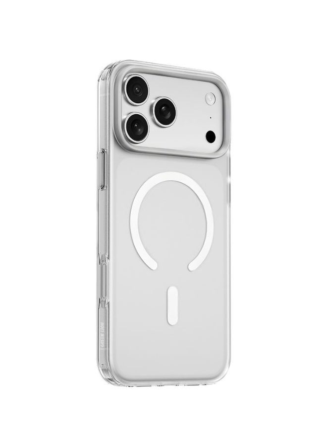 GREEN LION iPhone 17 Pro MagSafe Case Prestige with High Grade Shockproof & PC-TPU Hybrid Build / Metal Buttons / Camera Protection / Comfortable Grip / Anti-Scratch Back Cover / Drop Protection / Anti Fingerprint - White - Image 1