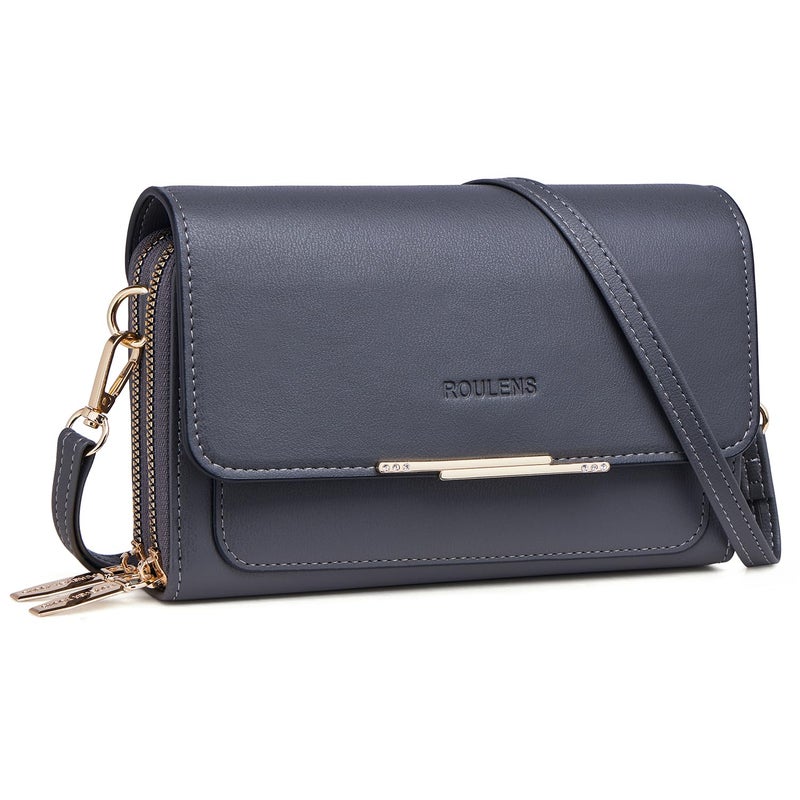 Roulens Small Crossbody Bag for WomenCell Phone Purse Womens Shoulder Handbags Wallet Purse with Credit Card Slots
