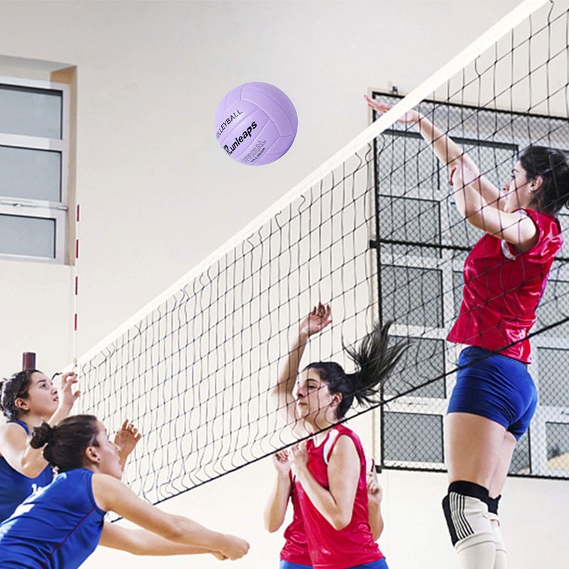 Runleaps Volleyball, Waterproof Indoor Outdoor Volleyball for Beach Game Gym Training (Official Size 5) - Image 5
