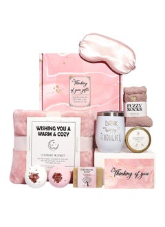 Vitacelli "Vitacelli Luxury Spa Gift Set with Flannel Blanket – Perfect Valentine's, Birthday & Get Well Gift for Mom, Wife, Sister & Friends"  - Image 1