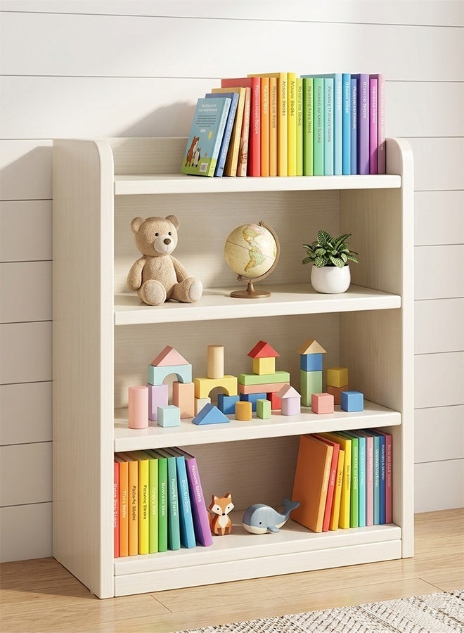keke Multi Layers Multifunction Storage Adjustable Creative Style Book Shelves Modern Tall Bookcase Display Thick Wood Furniture Storage Rack for Bedroom. - Image 1