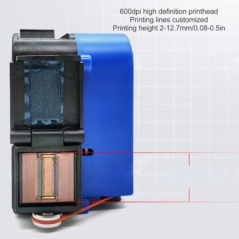 Asixxsix Portable Inkjet Printer 600dpi Adjustable Height 2 4 Inch Touch Screen Built in Storage - Image 4