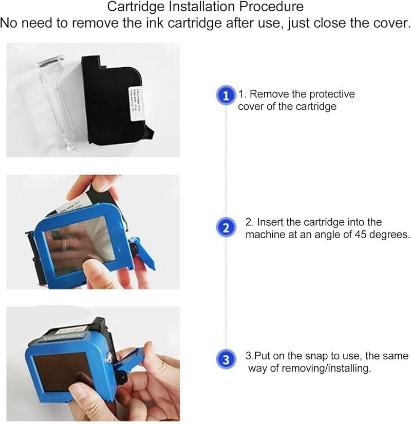 Asixxsix Portable Inkjet Printer 600dpi Adjustable Height 2 4 Inch Touch Screen Built in Storage - Image 5