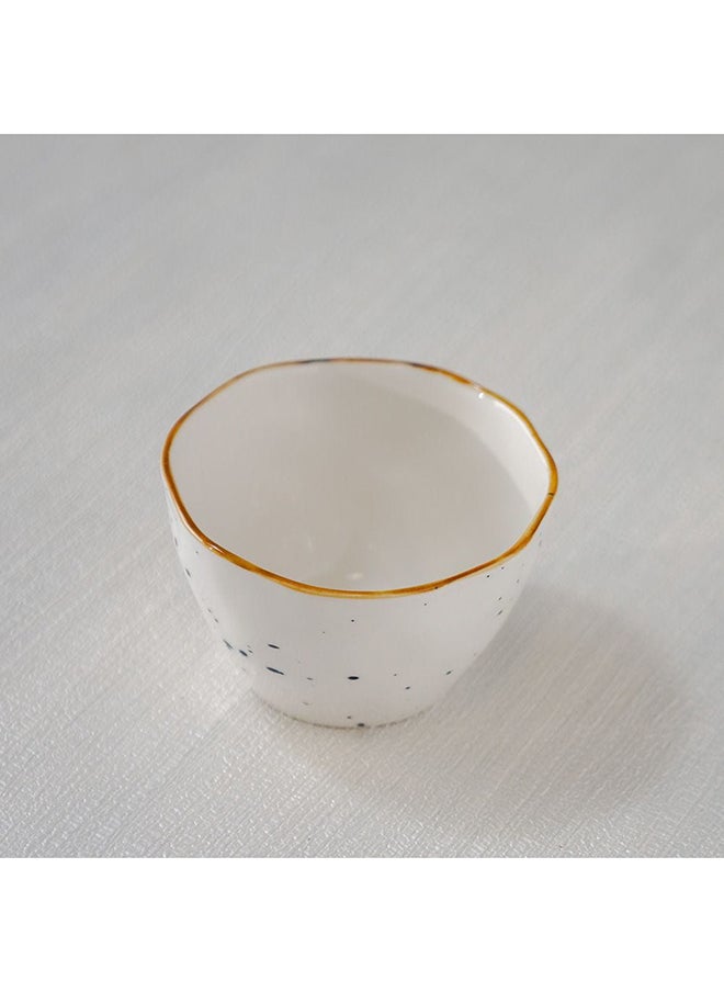 DANUBE HOME Aadira Bowl Fine Porcelain Elegant Tableware Versatile Bowl High Quality Dinnerware For Home Kitchen & Dining Room L12.7xW12.7xH7.8cm White  - Image 4