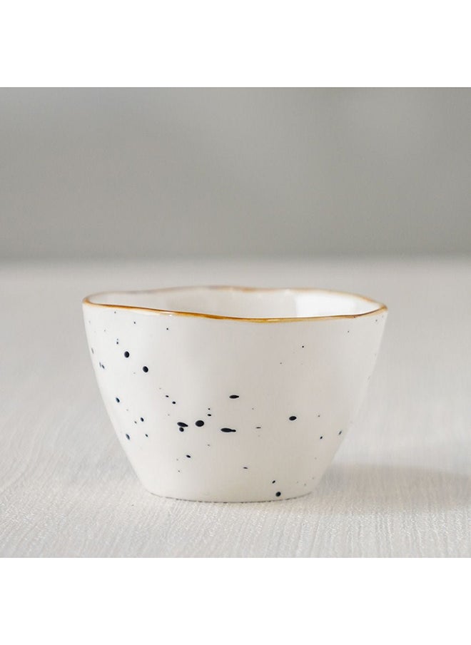DANUBE HOME Aadira Bowl Fine Porcelain Elegant Tableware Versatile Bowl High Quality Dinnerware For Home Kitchen & Dining Room L12.7xW12.7xH7.8cm White  - Image 3