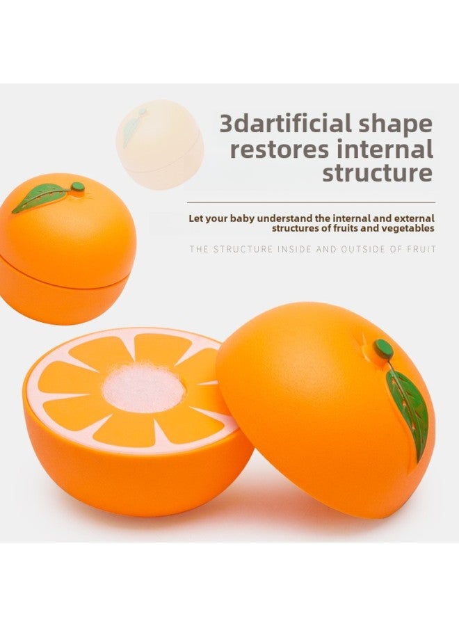 Children's Play House Cut Fruit Toy Simulation Kitchen Girl Shopping Cart Vegetable Cake Pizza Cut Joy-Color:Chieqile 24-piece Set - Image 5