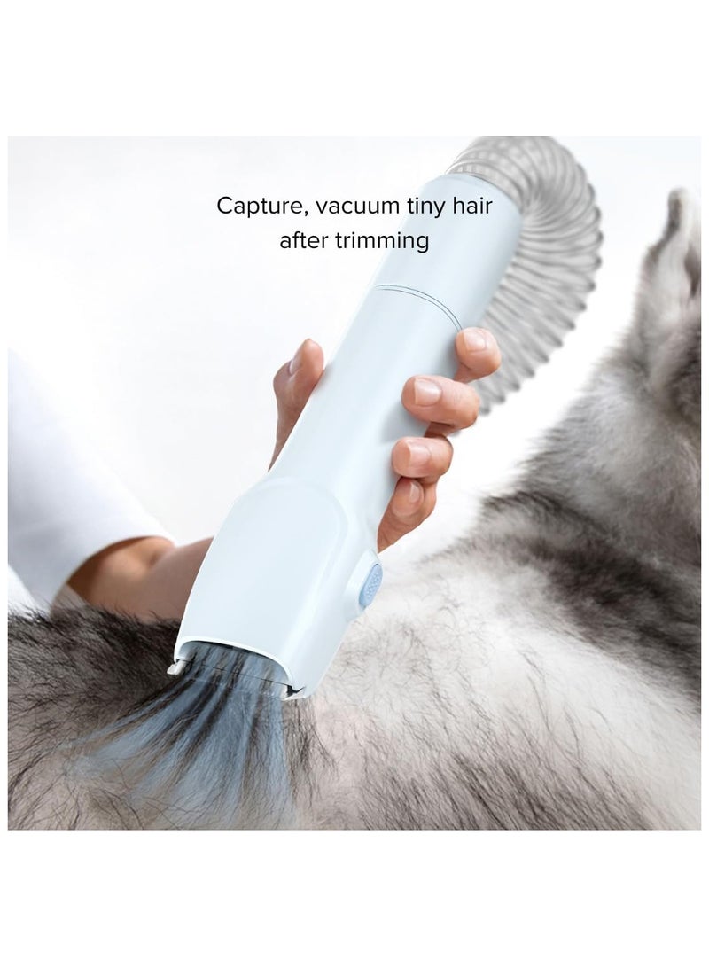 Pet Vacuum Cleaner P2 Blue+White UK - Low-Noise, Portable, Multi-Tool Grooming with Trimmer, DeShedder, Vacuum for Dogs & Cats, Home & Post-Walk Cleanup Pet - Image 5