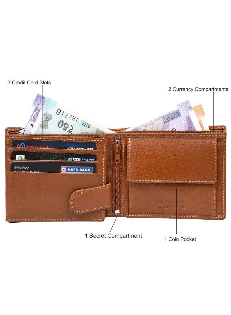 URBANFOREST URBAN FOREST Oliver Cognac Leather Wallet for Men - Image 5