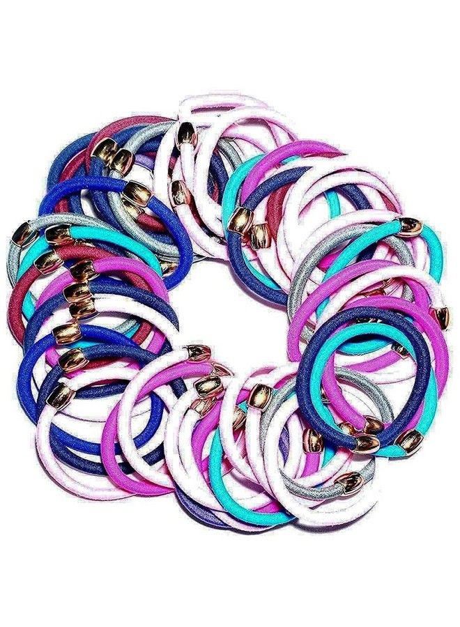 Drishti Hair Rubber Bands For Girls Pack Of 50 Multiple Color - Image 1