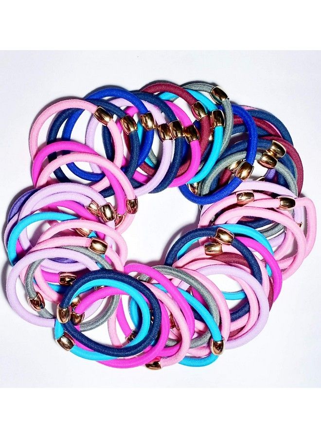 Drishti Hair Rubber Bands For Girls Pack Of 50 Multiple Color - Image 3